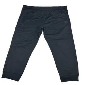 Adidas Sweatpants Mens 5XL Black Jogger Pants Tapered Leg Regular Fit NEW